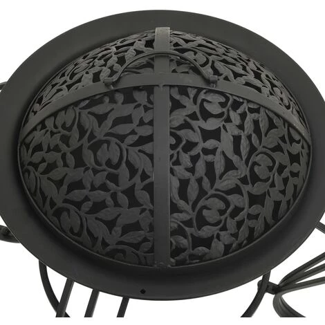 Topdeal Foyer Avec Tisonnier 49 Cm Acier FF311886_FR 7 Topdeal Foyer Avec Tisonnier 49 Cm Acier FF311886_FR – Image 5