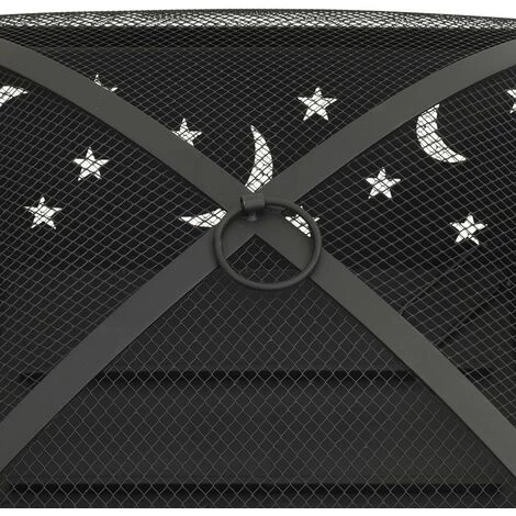 Topdeal Foyer Avec Tisonnier 62 Cm XXL Acier FF311893_FR 7 Topdeal Foyer Avec Tisonnier 62 Cm XXL Acier FF311893_FR – Image 5