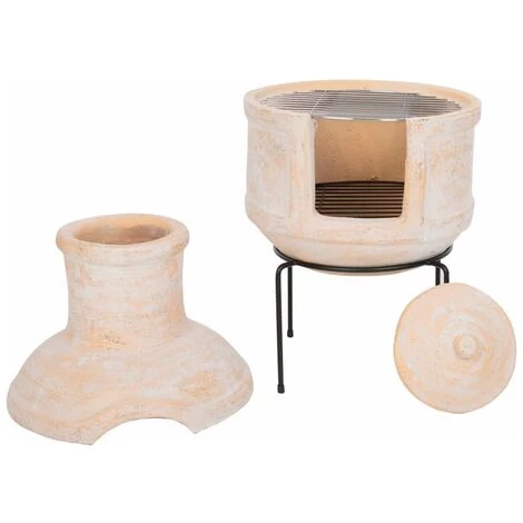 Topdeal Cheminée Lima Avec Gril Argile Paille FF411834_FR 6 Topdeal Cheminée Lima Avec Gril Argile Paille FF411834_FR – Image 4