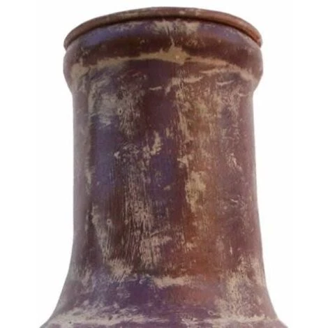 Topdeal Cheminée Salamanca Rouge Foncé 36 X 36 X 85 Cm Argile FF423893_FR 4 Topdeal Cheminée Salamanca Rouge Foncé 36 X 36 X 85 Cm Argile FF423893_FR – Image 2