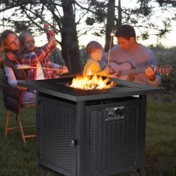 Femor Foyers à Gaz Extérieurs Et Braséros,Chauffe Terrasse Gaz,Gaz Feu Cheminée,72*72*67cm,14.5kw,avec Housse De Protection Imperméable & Pierres De Lave & Grille De Protection,pour Jardin Terrasses 10 Femor Foyers à Gaz Extérieurs Et Braséros,Chauffe Terrasse Gaz,Gaz Feu Cheminée,72*72*67cm,14.5kw,avec Housse De Protection Imperméable & Pierres De Lave & Grille De Protection,pour Jardin Terrasses -Chauffage d'extérieur Soldes 52720433 4