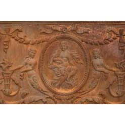 BISCOTTINI PLAQUE DE CHEMINÉE EN FONTE. FINITIONS : ROUILLE NATURELLE. L82XPR3,5XH65 CM 9 BISCOTTINI PLAQUE DE CHEMINÉE EN FONTE. FINITIONS : ROUILLE NATURELLE. L82XPR3,5XH65 CM -Chauffage d'extérieur Soldes 52736167 3