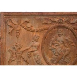 BISCOTTINI PLAQUE DE CHEMINÉE EN FONTE. FINITIONS : ROUILLE NATURELLE. L82XPR3,5XH65 CM 10 BISCOTTINI PLAQUE DE CHEMINÉE EN FONTE. FINITIONS : ROUILLE NATURELLE. L82XPR3,5XH65 CM -Chauffage d'extérieur Soldes 52736167 4