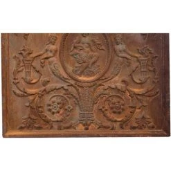 BISCOTTINI PLAQUE DE CHEMINÉE EN FONTE. FINITIONS : ROUILLE NATURELLE. L82XPR3,5XH65 CM 11 BISCOTTINI PLAQUE DE CHEMINÉE EN FONTE. FINITIONS : ROUILLE NATURELLE. L82XPR3,5XH65 CM -Chauffage d'extérieur Soldes 52736167 5