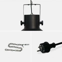 ALICE'S GARDEN Parasol Chauffant électrique Suspendu 1500W – Lapland – Chauffage D’extérieur Type Halogène. Kit De Suspension Inclus (chaîne Et Crochet) - Noir 11 ALICE'S GARDEN Parasol Chauffant électrique Suspendu 1500W – Lapland – Chauffage D’extérieur Type Halogène. Kit De Suspension Inclus (chaîne Et Crochet) - Noir -Chauffage d'extérieur Soldes 52768049 5