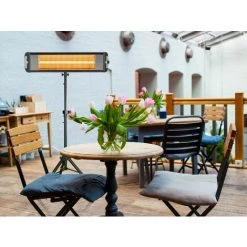 PUR LINE Chauffage Halog?ne 2500W, Montage Au Sol Ou Mural, Pour Une Utilisation Int?rieure Ou Ext?rieure - No Name -Chauffage d'extérieur Soldes 52781279 4