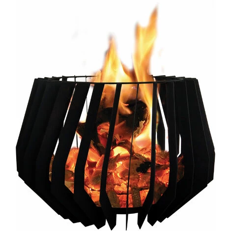 PUR LINE Brasero D'ext?rieur, Design Exclusif En Acier Noir - No Name 3 PUR LINE Brasero D'ext?rieur, Design Exclusif En Acier Noir - No Name