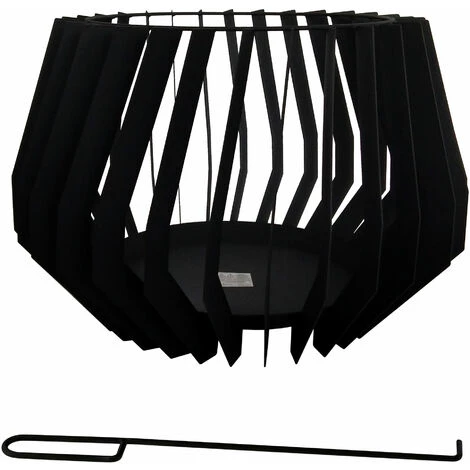 PUR LINE Brasero D'ext?rieur, Design Exclusif En Acier Noir - No Name 4 PUR LINE Brasero D'ext?rieur, Design Exclusif En Acier Noir - No Name – Image 2