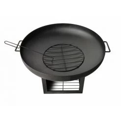 PUR LINE Brasero D'extérieur En Acier Noir Avec Base Carrée Et Couvercle De Protection - No Name 11 PUR LINE Brasero D'extérieur En Acier Noir Avec Base Carrée Et Couvercle De Protection - No Name -Chauffage d'extérieur Soldes 52781372 5