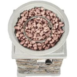 Braséro De Jardin à Gaz Chauffage Extérieur Effet Pierre Naturelle Housse De Protection Roches De Lave Teamson Home HF29308AA-EU - Gris 11 Braséro De Jardin à Gaz Chauffage Extérieur Effet Pierre Naturelle Housse De Protection Roches De Lave Teamson Home HF29308AA-EU - Gris -Chauffage d'extérieur Soldes 52786703 5