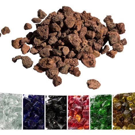 3 Kg Pierres De Lave Pour Braséro à Gaz D’extérieur Jardin Marron Teamson Home PT-FG0009 - Marron 3 3 Kg Pierres De Lave Pour Braséro à Gaz D’extérieur Jardin Marron Teamson Home PT-FG0009 - Marron