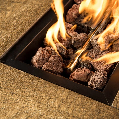 3 Kg Pierres De Lave Pour Braséro à Gaz D’extérieur Jardin Marron Teamson Home PT-FG0009 - Marron 5 3 Kg Pierres De Lave Pour Braséro à Gaz D’extérieur Jardin Marron Teamson Home PT-FG0009 - Marron – Image 3