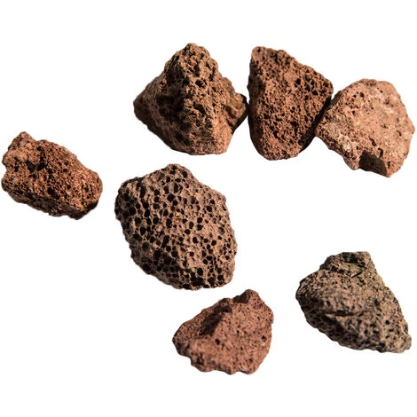 3 Kg Pierres De Lave Pour Braséro à Gaz D’extérieur Jardin Marron Teamson Home PT-FG0009 - Marron 6 3 Kg Pierres De Lave Pour Braséro à Gaz D’extérieur Jardin Marron Teamson Home PT-FG0009 - Marron – Image 4