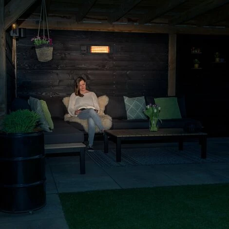 VONROC Chauffage De Terrasse 2000W - Professionnel - Avec Télécommande, Minuterie, Réglage De La Chaleur Et écran LCD - Volsini 6 VONROC Chauffage De Terrasse 2000W - Professionnel - Avec Télécommande, Minuterie, Réglage De La Chaleur Et écran LCD - Volsini – Image 4