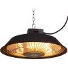 BELIANI Chauffage électrique Suspendu 1500 W Noir - Noir
