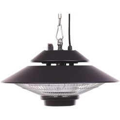 BELIANI Chauffage électrique Suspendu 1500 W Noir - Noir