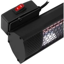 VONROC Chauffage De Terrasse Compact 2000W – Noir – Pour Mur Et Plafond – Élément De Faible éblouissement – Temps De Chauffe 1sec – Marsili 11 VONROC Chauffage De Terrasse Compact 2000W – Noir – Pour Mur Et Plafond – Élément De Faible éblouissement – Temps De Chauffe 1sec – Marsili -Chauffage d'extérieur Soldes 52968580 5