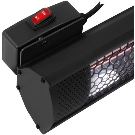 VONROC Chauffage De Terrasse Compact 2000W – Noir – Pour Mur Et Plafond – Élément De Faible éblouissement – Temps De Chauffe 1sec – Marsili 7 VONROC Chauffage De Terrasse Compact 2000W – Noir – Pour Mur Et Plafond – Élément De Faible éblouissement – Temps De Chauffe 1sec – Marsili – Image 5