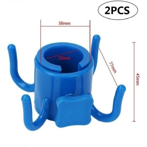 ECHOO 2pcs Parasol De Plage Crochet Suspendu 4 Prong Suspendu Camping Fermoir De, Réglable Crochet Parapluie En Plastique Plage Fournitures Camping 4 ECHOO 2pcs Parasol De Plage Crochet Suspendu 4 Prong Suspendu Camping Fermoir De, Réglable Crochet Parapluie En Plastique Plage Fournitures Camping – Image 2