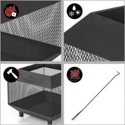 Braséro Rectangulaire Landmann 03136 -Chauffage d'extérieur Soldes 53043843 3