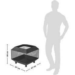 Braséro Rectangulaire Landmann 03136 -Chauffage d'extérieur Soldes 53043843 4