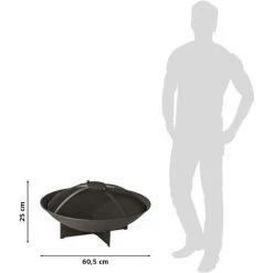 Braséro Avec Couvercle Landmann 03313 - Avec Couvercle Et Tisonnier 11 Braséro Avec Couvercle Landmann 03313 - Avec Couvercle Et Tisonnier -Chauffage d'extérieur Soldes 53043845 5