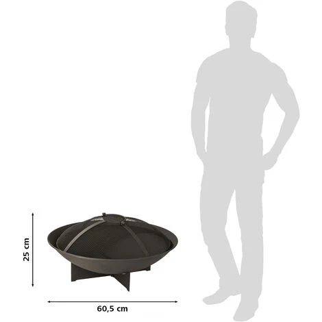 Braséro Avec Couvercle Landmann 03313 - Avec Couvercle Et Tisonnier 7 Braséro Avec Couvercle Landmann 03313 - Avec Couvercle Et Tisonnier – Image 5