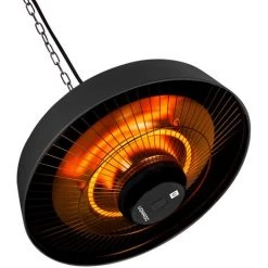 VONROC Chauffage De Terrasse 2000W - Suspendu - Noir - Élément En Carbone - Avec Télécommande, Minuterie Et 2 Niveaux De Chaleur - Vulcano 10 VONROC Chauffage De Terrasse 2000W - Suspendu - Noir - Élément En Carbone - Avec Télécommande, Minuterie Et 2 Niveaux De Chaleur - Vulcano -Chauffage d'extérieur Soldes 53060901 4