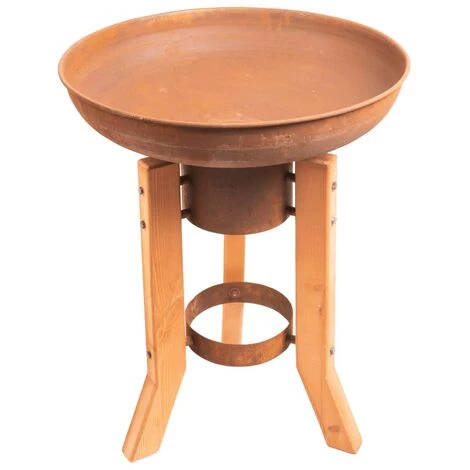 RED FIRE RedFire Foyer Fait à La Main Woody Rouille Acier - Brun 4 RED FIRE RedFire Foyer Fait à La Main Woody Rouille Acier - Brun – Image 2