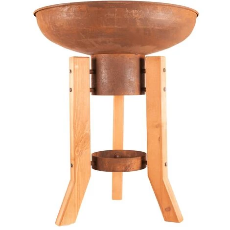 RED FIRE RedFire Foyer Fait à La Main Woody Rouille Acier - Brun 5 RED FIRE RedFire Foyer Fait à La Main Woody Rouille Acier - Brun – Image 3