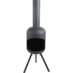 RED FIRE RedFire Cheminée De Jardin Avec Gril De Barbecue Fuego Grand Noir - Noir -Chauffage d'extérieur Soldes 53077732 2