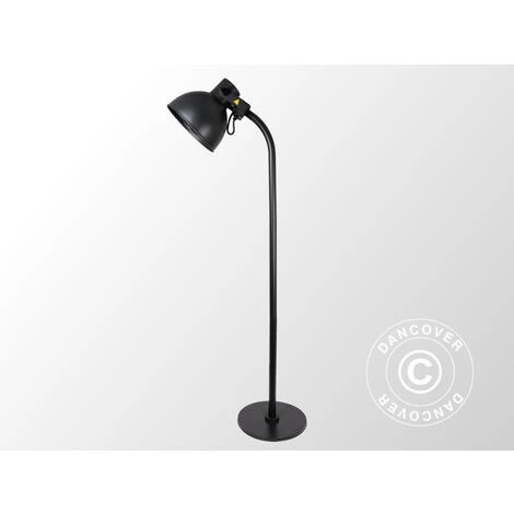 DANCOVER Chauffage De Terrasse SENSUI Sur Pied Avec Télécommande, 2 Lampes Halogènes, 2000W, Noir - Noir 4 DANCOVER Chauffage De Terrasse SENSUI Sur Pied Avec Télécommande, 2 Lampes Halogènes, 2000W, Noir - Noir – Image 2
