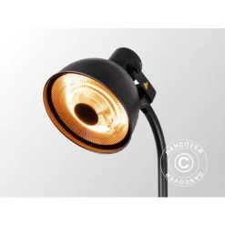 DANCOVER Chauffage De Terrasse SENSUI Sur Pied Avec Télécommande, 2 Lampes Halogènes, 2000W, Noir - Noir 8 DANCOVER Chauffage De Terrasse SENSUI Sur Pied Avec Télécommande, 2 Lampes Halogènes, 2000W, Noir - Noir -Chauffage d'extérieur Soldes 53323128 3