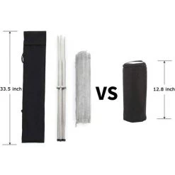 BEARSU Brasero Portable Pour Extérieur, Foyer De Camping Foyer Extérieur Pliable - Grille En Maille Grille Barbecue/Chauffage 16,5 Pouces En Acier INOX, Pour Terrasse, Camping, Voyage, Jardin 9 BEARSU Brasero Portable Pour Extérieur, Foyer De Camping Foyer Extérieur Pliable - Grille En Maille Grille Barbecue/Chauffage 16,5 Pouces En Acier INOX, Pour Terrasse, Camping, Voyage, Jardin -Chauffage d'extérieur Soldes 53359494 3