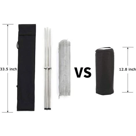 BEARSU Brasero Portable Pour Extérieur, Foyer De Camping Foyer Extérieur Pliable - Grille En Maille Grille Barbecue/Chauffage 16,5 Pouces En Acier INOX, Pour Terrasse, Camping, Voyage, Jardin 5 BEARSU Brasero Portable Pour Extérieur, Foyer De Camping Foyer Extérieur Pliable - Grille En Maille Grille Barbecue/Chauffage 16,5 Pouces En Acier INOX, Pour Terrasse, Camping, Voyage, Jardin – Image 3