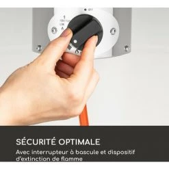 Blumfeldt Heatwave Radiateur à Gaz 10 KW (728 G/h) Roulettes Housse De Protection Allumage Piézoélectrique -Chauffage d'extérieur Soldes 53439821 4