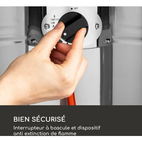 Blumfeldt Heatwave Radiateur à Gaz 10 KW (728 G/h) Roulettes Housse De Protection Allumage Piézoélectrique 6 Blumfeldt Heatwave Radiateur à Gaz 10 KW (728 G/h) Roulettes Housse De Protection Allumage Piézoélectrique – Image 4