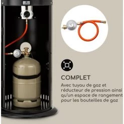 Blumfeldt Heatwave Radiateur à Gaz 10 KW (728 G/h) Roulettes Housse De Protection Allumage Piézoélectrique 11 Blumfeldt Heatwave Radiateur à Gaz 10 KW (728 G/h) Roulettes Housse De Protection Allumage Piézoélectrique -Chauffage d'extérieur Soldes 53439823 5