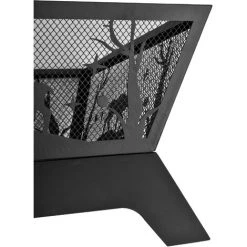 Outsunny Brasero Cheminée Foyer Extérieur Dim. 56L X 56l X 47H Cm Tisonnier Métal Noir 10 Outsunny Brasero Cheminée Foyer Extérieur Dim. 56L X 56l X 47H Cm Tisonnier Métal Noir -Chauffage d'extérieur Soldes 53451084 4