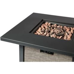 Braséro De Jardin à Gaz Chauffage Extérieur Textilène Métal Housse De Protection Roches De Lave Teamson Home HF28201AA-EU - Brun 8 Braséro De Jardin à Gaz Chauffage Extérieur Textilène Métal Housse De Protection Roches De Lave Teamson Home HF28201AA-EU - Brun -Chauffage d'extérieur Soldes 53517351 2