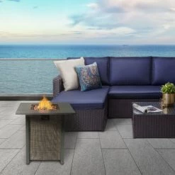 Braséro De Jardin à Gaz Chauffage Extérieur Textilène Métal Housse De Protection Roches De Lave Teamson Home HF28201AA-EU - Brun 11 Braséro De Jardin à Gaz Chauffage Extérieur Textilène Métal Housse De Protection Roches De Lave Teamson Home HF28201AA-EU - Brun -Chauffage d'extérieur Soldes 53517351 5