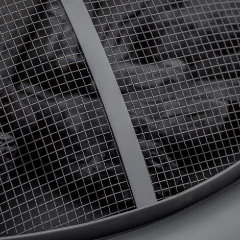 Outsunny Brasero Boule De Feu Cheminée Foyer Extérieur Ø 76 X 50H Cm Grille à Charbon Couvercle Tisonnier Housse Métal Noir Bronze 6 Outsunny Brasero Boule De Feu Cheminée Foyer Extérieur Ø 76 X 50H Cm Grille à Charbon Couvercle Tisonnier Housse Métal Noir Bronze – Image 4