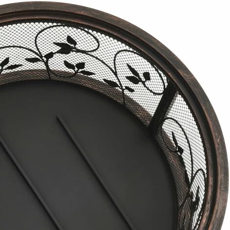 LANGRAY Foyer Rustique Avec Tisonnier 67,5 Cm XXL Acier Maison & Jardin 6 LANGRAY Foyer Rustique Avec Tisonnier 67,5 Cm XXL Acier Maison & Jardin – Image 4