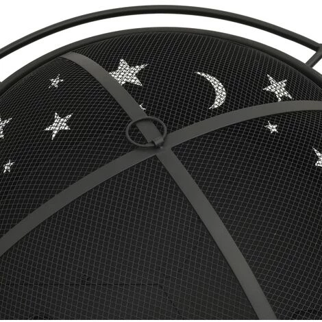 LANGRAY Foyer Avec Tisonnier 76 Cm XXL Acier Maison & Jardin 6 LANGRAY Foyer Avec Tisonnier 76 Cm XXL Acier Maison & Jardin – Image 4