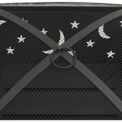 LANGRAY Foyer Avec Tisonnier 62 Cm XXL Acier Maison & Jardin 10 LANGRAY Foyer Avec Tisonnier 62 Cm XXL Acier Maison & Jardin -Chauffage d'extérieur Soldes 53826478 4