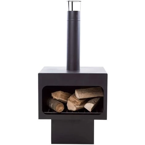 LANGRAY RedFire Cheminée Jersey XL Acier Noir 81076 Maison & Jardin 7 LANGRAY RedFire Cheminée Jersey XL Acier Noir 81076 Maison & Jardin – Image 5