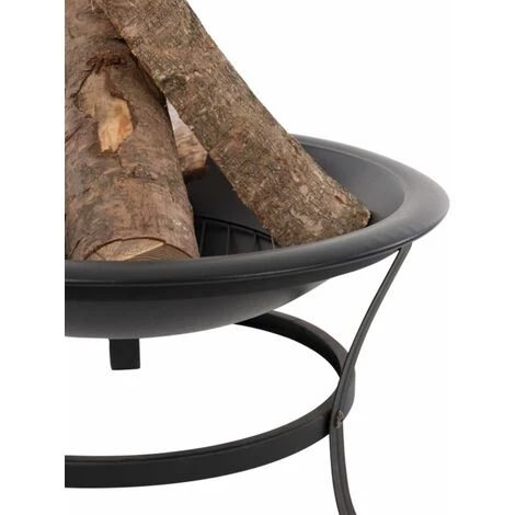 LANGRAY RedFire Bol à Feu Atlanta Noir Acier 51 Cm 85014 Maison & Jardin 5 LANGRAY RedFire Bol à Feu Atlanta Noir Acier 51 Cm 85014 Maison & Jardin – Image 3