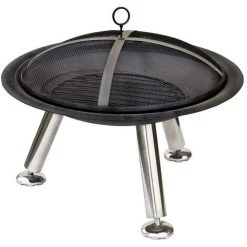 LANGRAY RedFire Vasque à Feu Chicago Noir Acier 75 Cm 85013 Maison & Jardin 11 LANGRAY RedFire Vasque à Feu Chicago Noir Acier 75 Cm 85013 Maison & Jardin -Chauffage d'extérieur Soldes 53826495 5