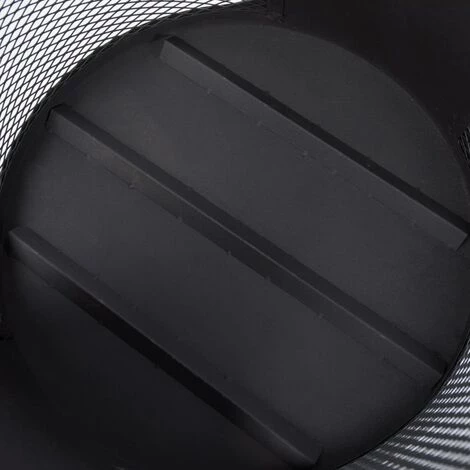 LANGRAY RedFire Foyer Buffalo 44 X 90 Cm Acier Noir Mat Maison & Jardin 6 LANGRAY RedFire Foyer Buffalo 44 X 90 Cm Acier Noir Mat Maison & Jardin – Image 4