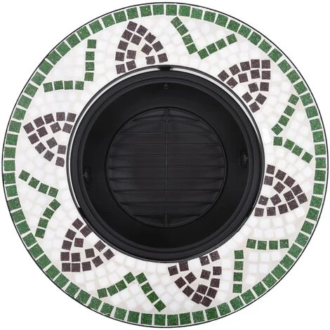 LANGRAY Foyer Mosaïque Vert 68 Cm Céramique Maison & Jardin 6 LANGRAY Foyer Mosaïque Vert 68 Cm Céramique Maison & Jardin – Image 4